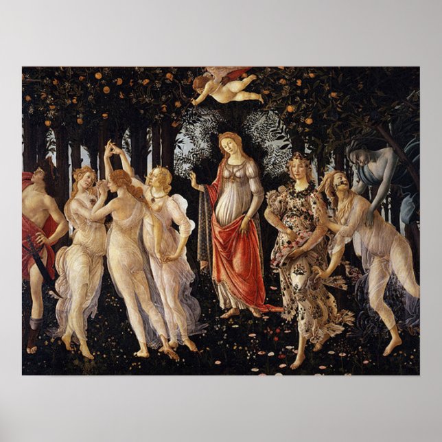 Póster Primavera Sandro Botticelli (Frente)