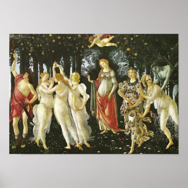 Póster Primavera, Sandro Botticelli Bella Artes (Frente)