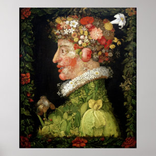 Póster Primavera, una serie que representa las cuatro
