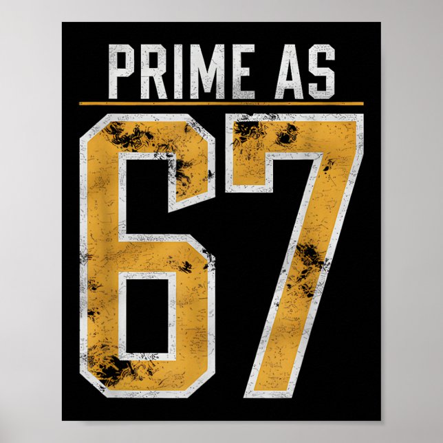 Póster Prime Number As 67  (Frente)