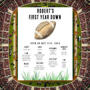 Póster Primer aniversario del Fútbol