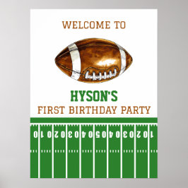 Póster Primer año de caída | Fiesta de fútbol de primer c