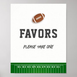 Póster Primer año después, cumpleaños del fútbol favorece