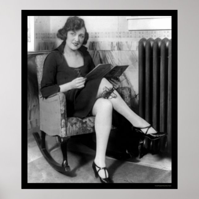 Póster Primer arma de seguridad en Garter 1922 (Frente)