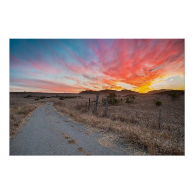 Póster Primer atardecer del día (Anverso)