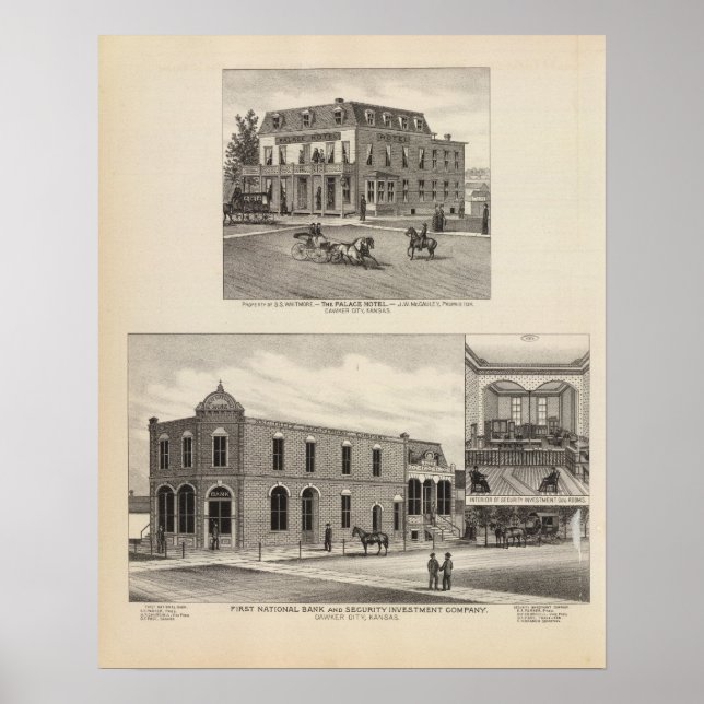 Póster Primer Banco Nacional, Kansas 2 (Frente)