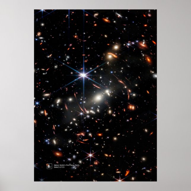 Póster Primer campo profundo de James Webb (James Webb/JW (Frente)