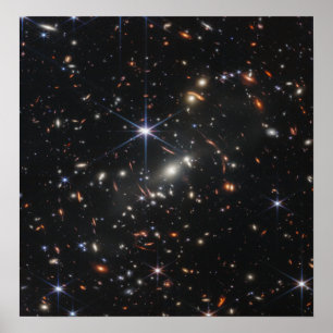 Póster "Primer campo profundo de Webb" - Telescopio James