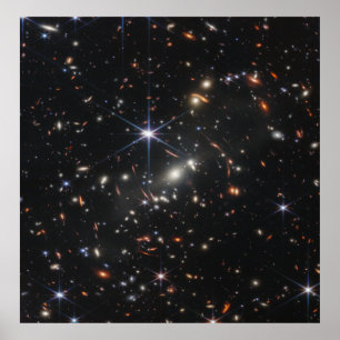 Póster Primer campo profundo del universo de James webb