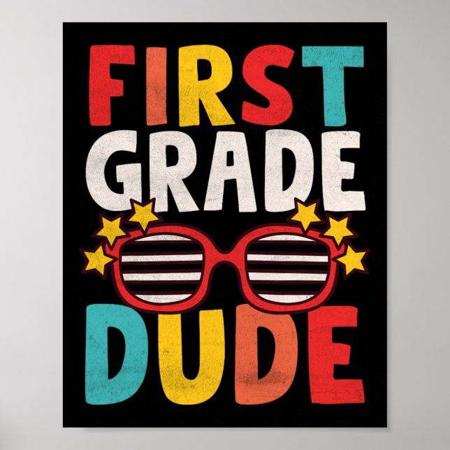Póster Primer Colegio Primer Día Estudiante K (Frente)
