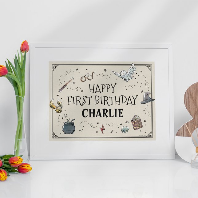 Póster Primer cumpleaños de Harry Potter (Subido por el creador)