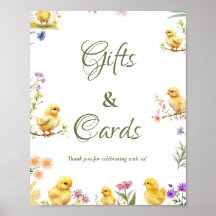 Primer cumpleaños de pollo Este signo de regalo y