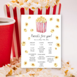 Póster Primer cumpleaños de Popscorn