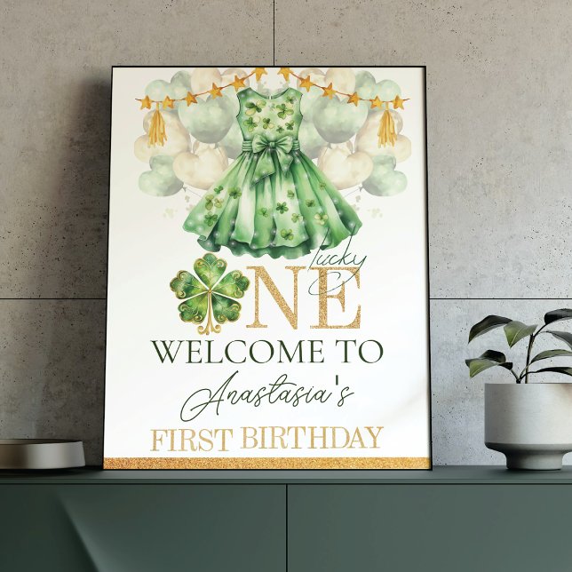 Póster Primer cumpleaños del chica antes del Día de San P (Subido por el creador)