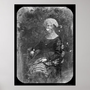 Póster Primer Daguerreotype 1848 de señora Dolley Madison