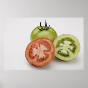 Póster Primer de tres tomates