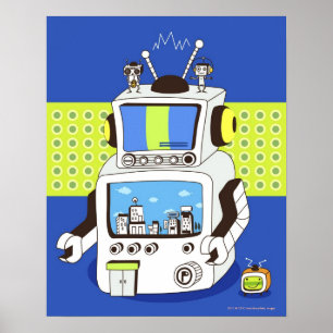 Póster Primer de un robot