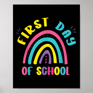 Póster Primer Día de Escuela Jardín de Infantes Prek Pree