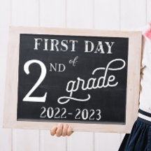 Primer día de Rótulo escolar