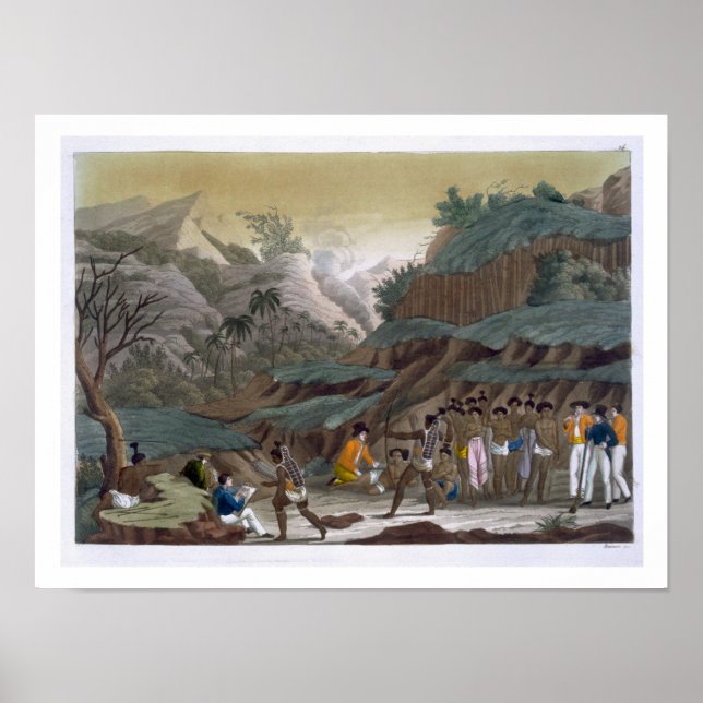 Póster Primer encuentro de exploradores franceses con los (Frente)