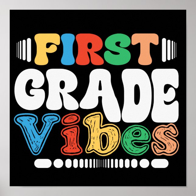 Póster Primer Grado Vibes De Vuelta Al Profesor De Estudi (Frente)