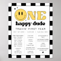 Primer hito de cumpleaños de TRAVIS Happy Dude