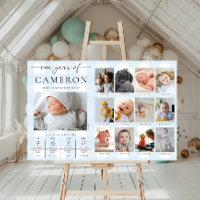 Primer hito fotográfico de cumpleaños de Gingham a