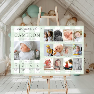 Póster Primer hito fotográfico de Green Gingham