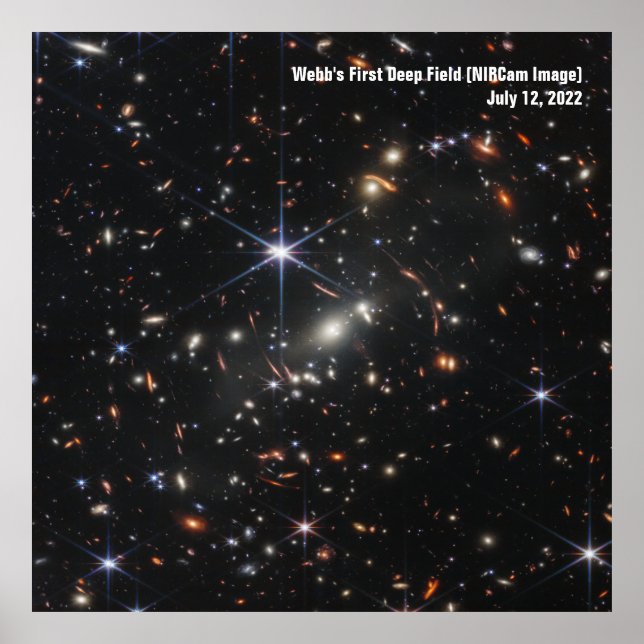 Póster Primer infrarrojo de imagen del telescopio espacia (Frente)