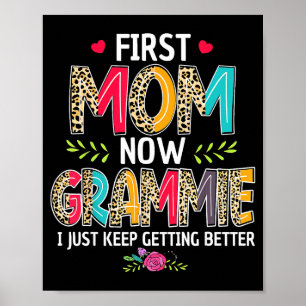 Póster Primer mamá abuela yo sigo mejorando día de las ma