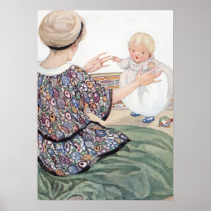 Póster Primer paso del bebé por Anne Anderson