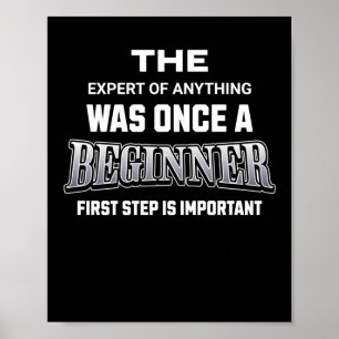 Póster Primer paso S Pegatina