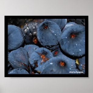 Póster Primer plano de fruta de higo