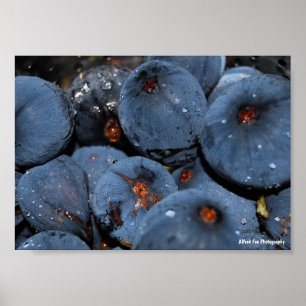 Póster Primer plano de fruta de higo
