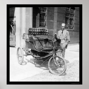 Póster Primer Premio Auto de Tres Ruedas de 1924