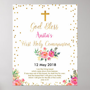 Póster Primer Rótulo Fiesta de la Santa Comunión para la