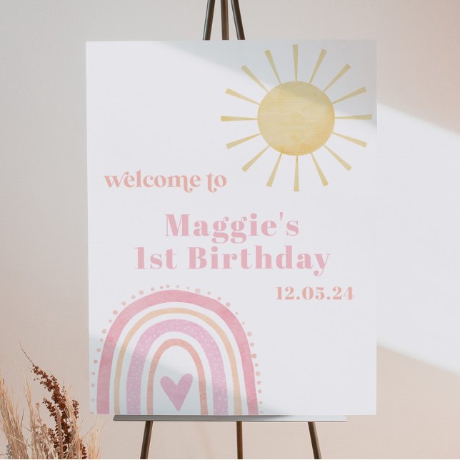 Póster Primer signo de bienvenida de cumpleaños del sol a (Subido por el creador)