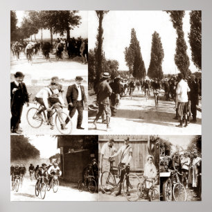Póster Primer Tour de France 1903 Comenzar a terminar Col