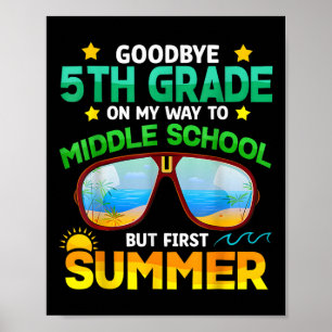 Póster Primer verano del quinto curso de secundaria