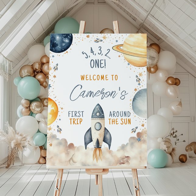 Póster Primer viaje alrededor de la bienvenida al cumplea (Subido por el creador)