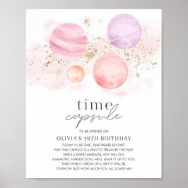 Póster Primer Viaje Alrededor De La Cápsula Del Tiempo De