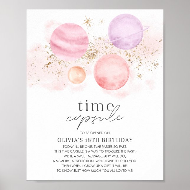 Póster Primer Viaje Alrededor De La Cápsula Del Tiempo De (Frente)