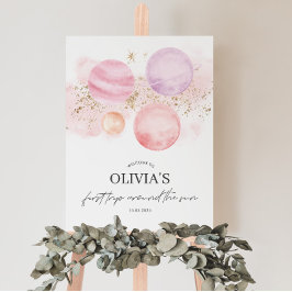 Póster Primer viaje alrededor del Poster de señas de bien