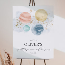 Póster Primer viaje alrededor del Poster de señas de bien