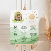 Primer viaje alrededor del Poster hito de cumpleañ