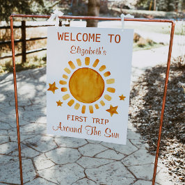 Póster Primer Viaje Alrededor Del Sol - Bienvenida Sunshi