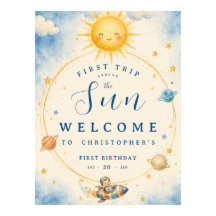 Primer viaje alrededor del Sol Cumpleaños de bienv