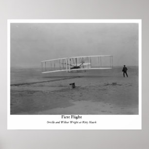 Póster Primer vuelo