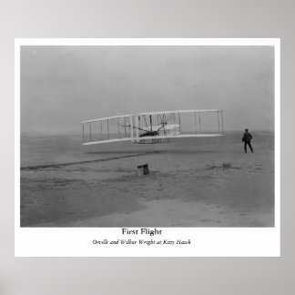 Póster Primer vuelo