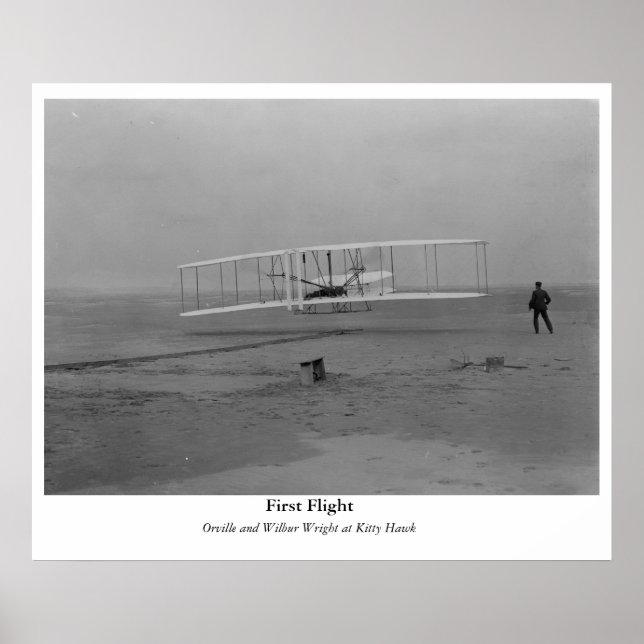 Póster Primer vuelo (Frente)